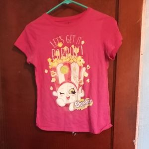 Shopkins Girls size XL pink shirt